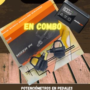 COMBO POTENCIÓMETRO XPLOVA dual P1v2 de carretera + mini inflador XPLOVA MP1